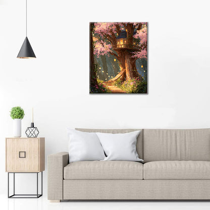 Enchanted Treehouse - Paint by Numbers