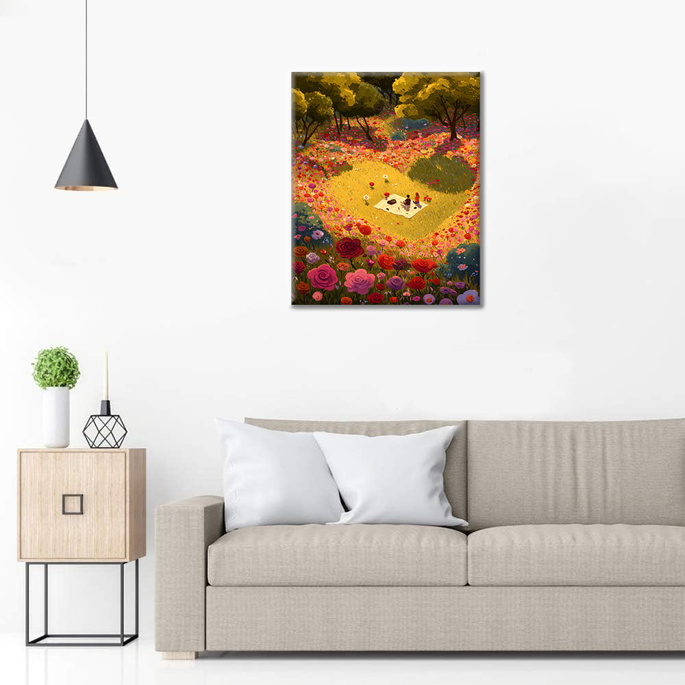 Heartfelt Picnic - Paint by Numbers
