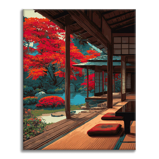 Japanese Wood - Paint by Numbers