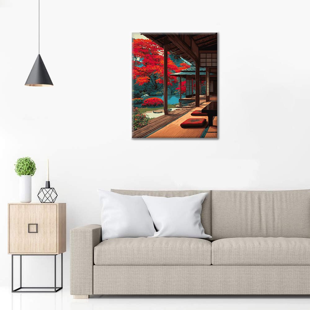 Japanese Wood - Paint by Numbers