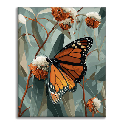 Monarch Butterfly - Paint by Numbers