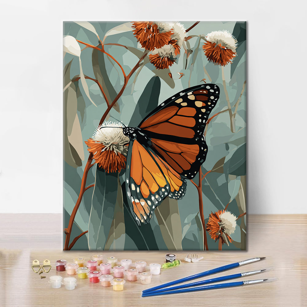 Monarch Butterfly - Paint by Numbers