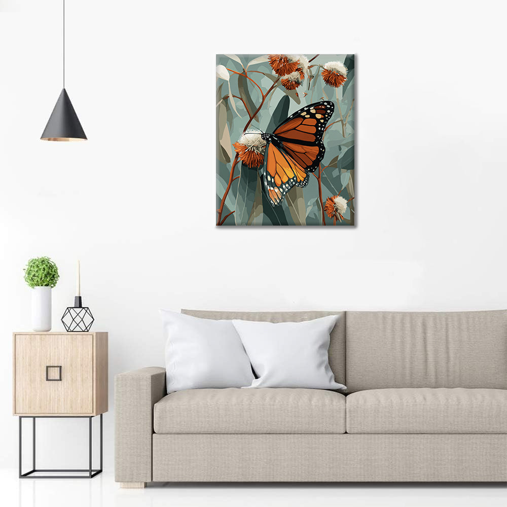 Monarch Butterfly - Paint by Numbers