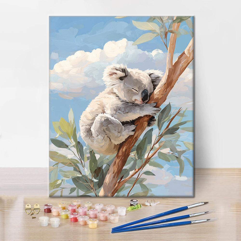 Resting  koala - Paint by Numbers