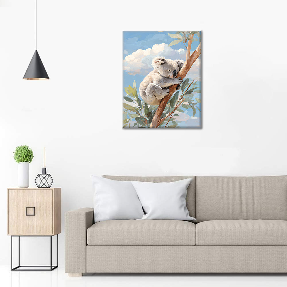 Resting  koala - Paint by Numbers