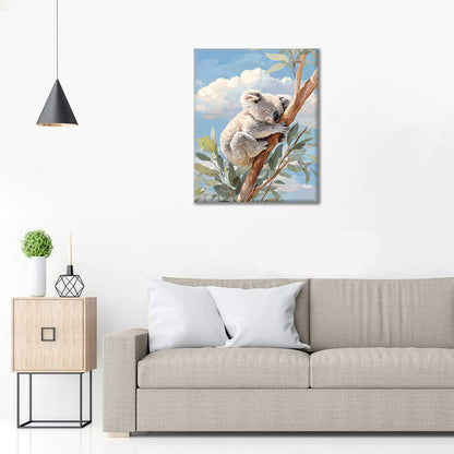 Resting  koala - Paint by Numbers
