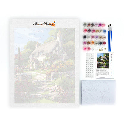 Thatched House - Paint by Numbers