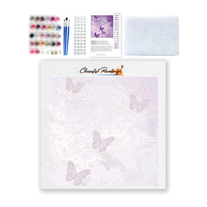 Violet Dreamscape- Mini Paint by numbers