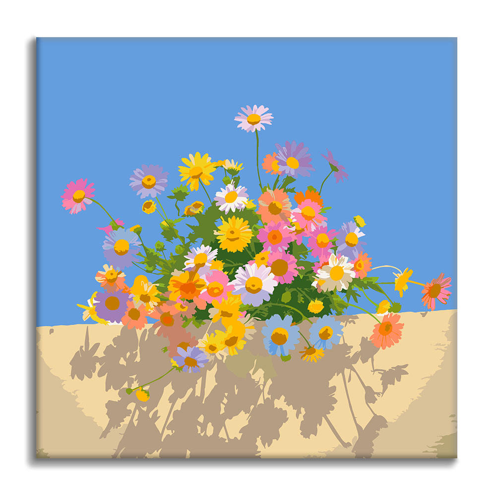Colors in Bloom - Mini Paint by numbers