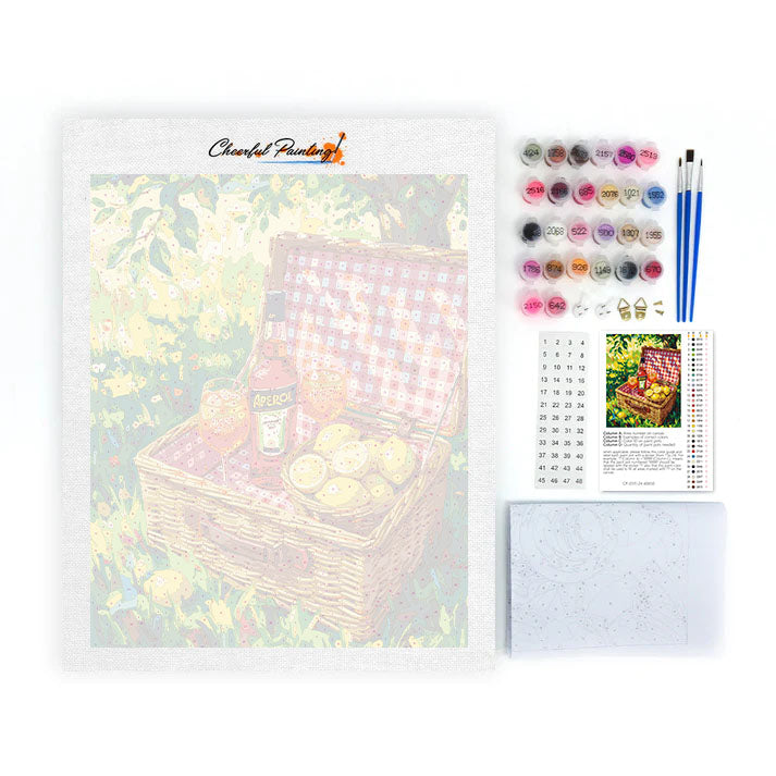 Dolce Vita Fields - Paint by Numbers