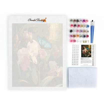 Orchids and Butterflies - Paint by Numbers