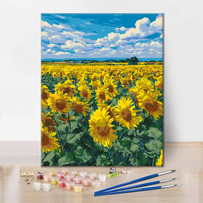 Sunflower Field - Paint by Numbers