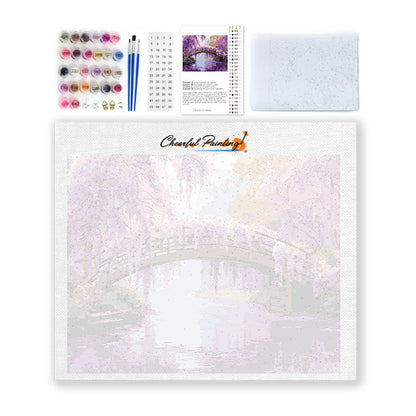 Wisteria Tranquility - Paint by Numbers