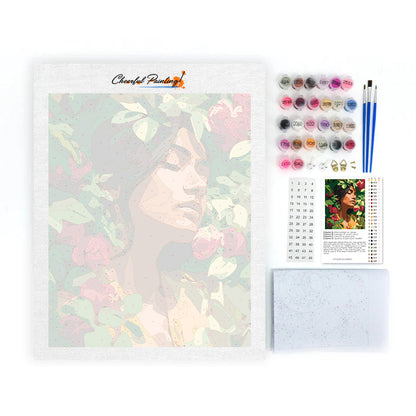 Flower Girl - Paint by Numbers