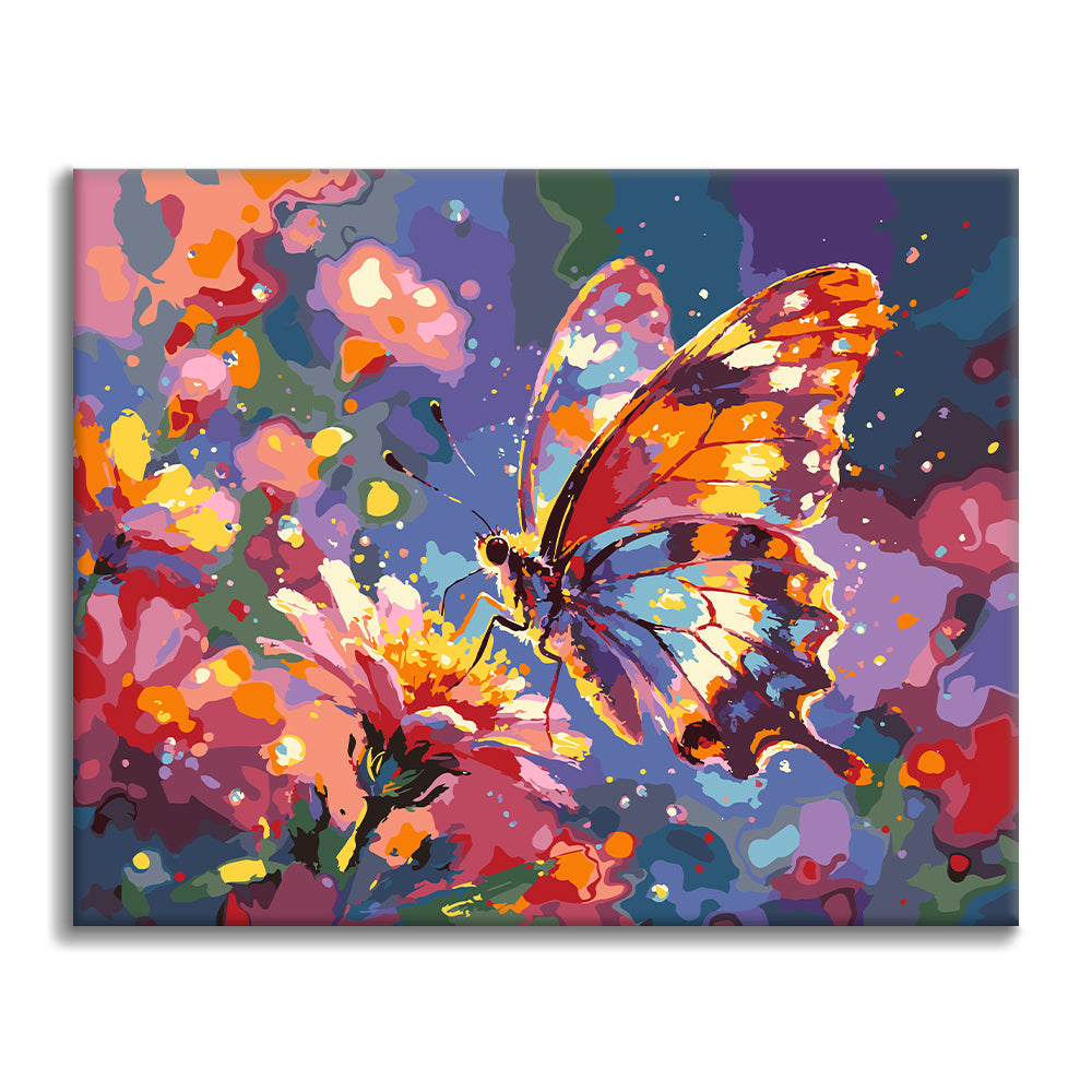 Fluttering Colors - Paint by Numbers