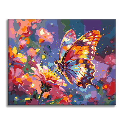 Fluttering Colors - Paint by Numbers