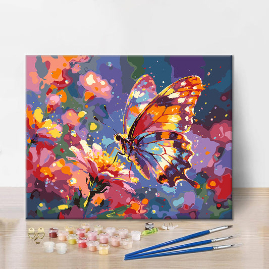 Fluttering Colors - Paint by Numbers