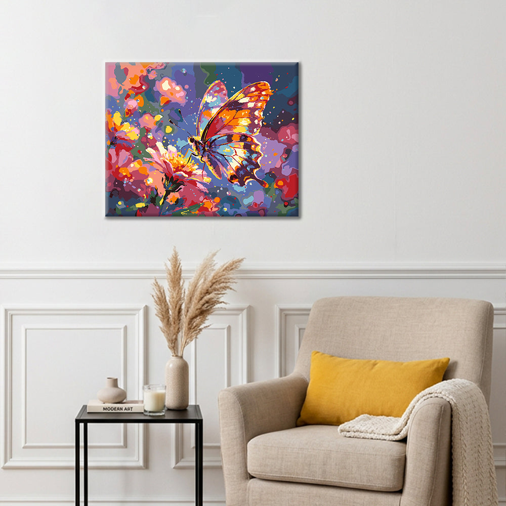 Fluttering Colors - Paint by Numbers