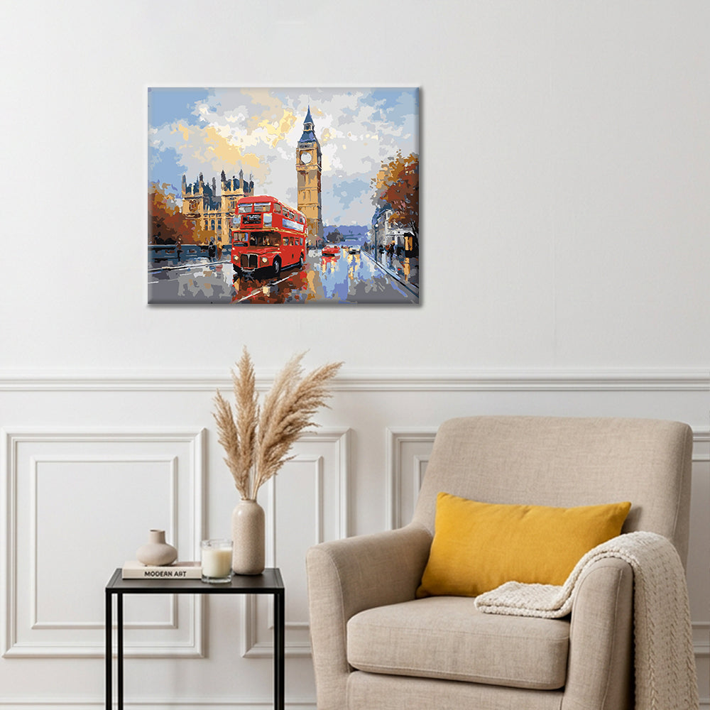 London Red Route - Paint by Numbers