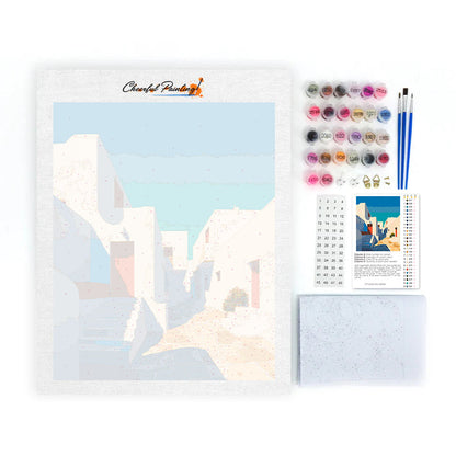Pure white alley - Paint by Numbers