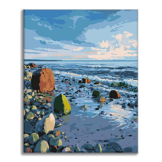 Rocky coast - Paint by Numbers