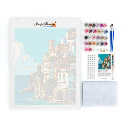 Amalfi Coast - Paint by Numbers