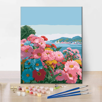 Coastal Blooms - Paint by Numbers