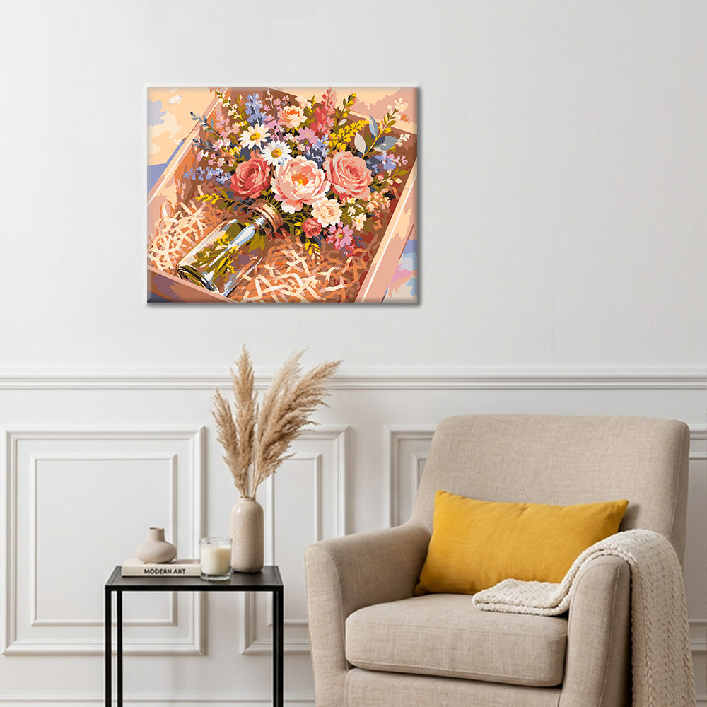 Gift Bouquet - Paint by Numbers