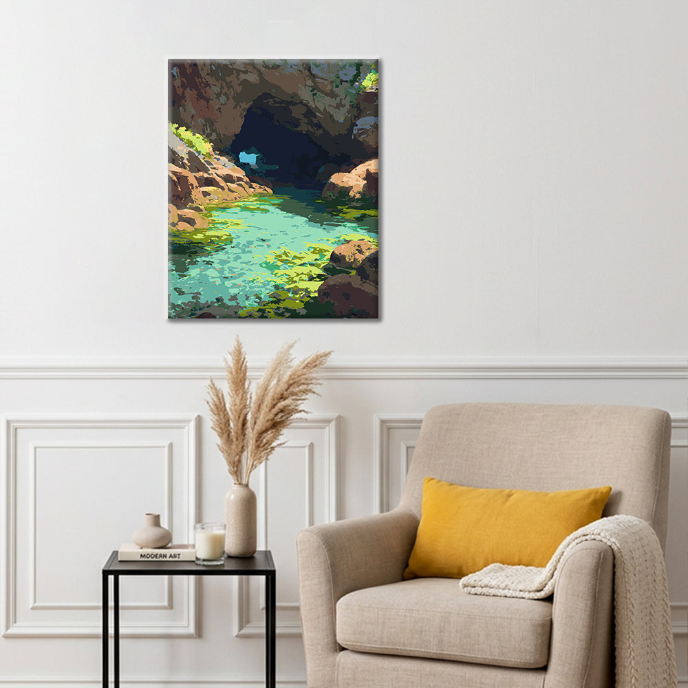 Hidden Cove - Paint by Numbers