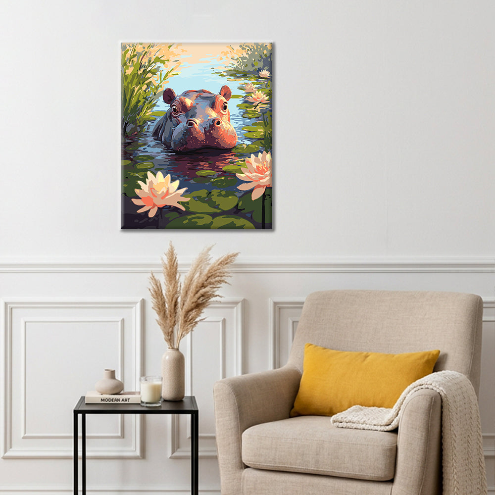 Lagoon Peek - Paint by Numbers
