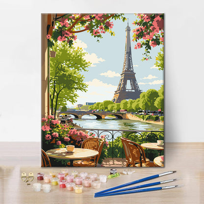 Parisian Morning - Paint by Numbers