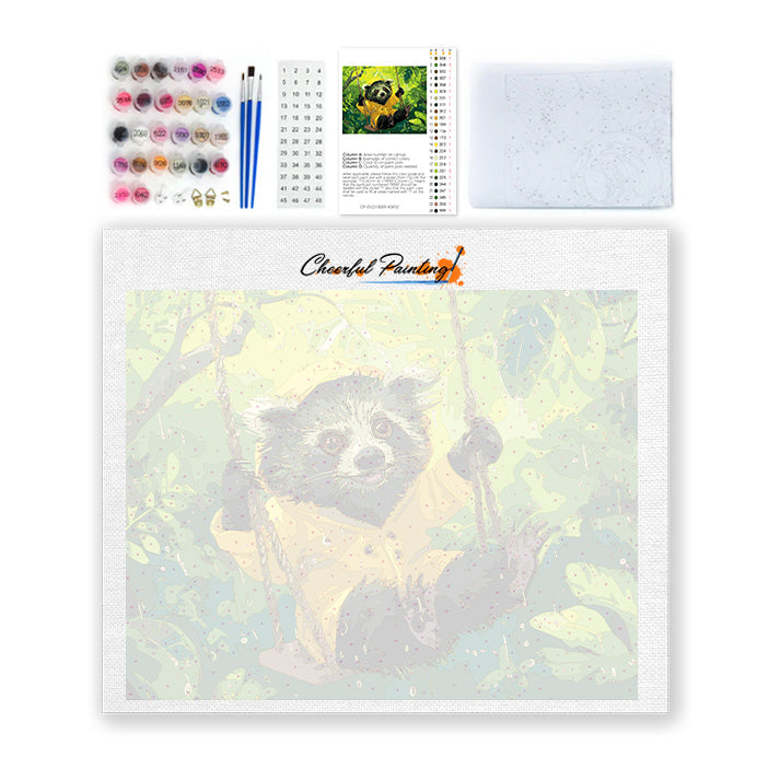Rainy Day Swing - Paint by Numbers