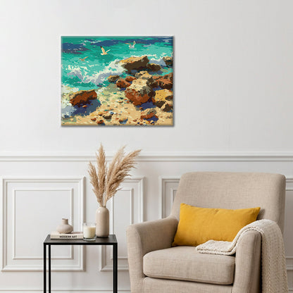 Rocky Shore - Paint by Numbers
