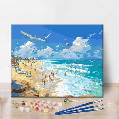Seaside Serenity - Paint by Numbers
