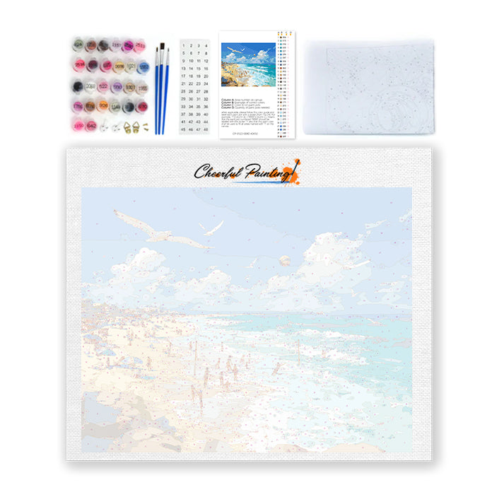 Seaside Serenity - Paint by Numbers