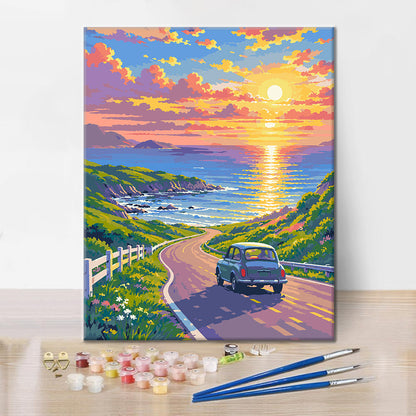 Seaside Trip - Paint by Numbers