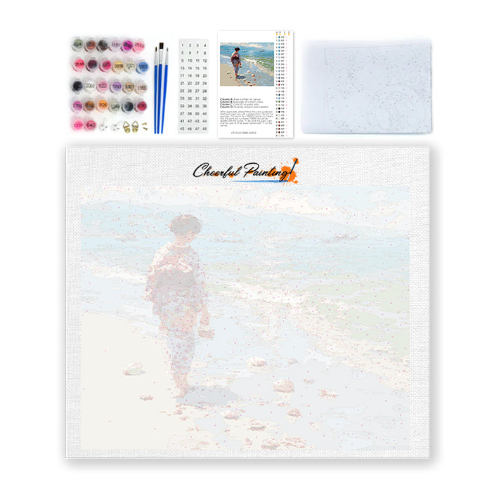 Shoreline Stroll - Paint by Numbers