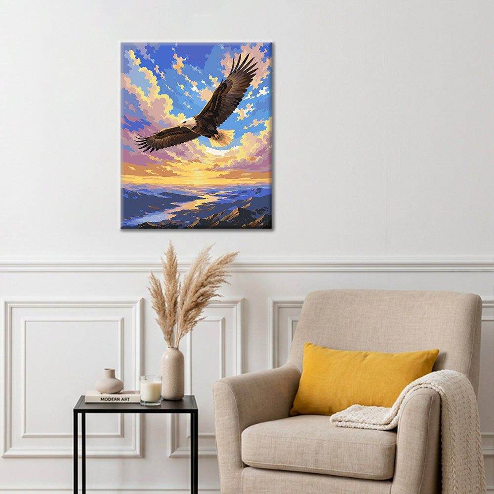Soaring Eagle - Paint by Numbers