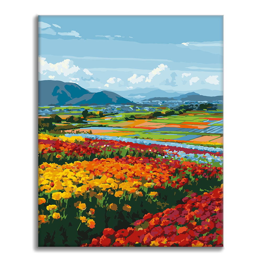 Spring Blossom View - Paint by Numbers