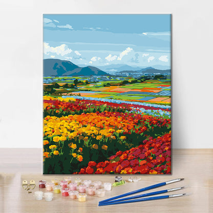 Spring Blossom View - Paint by Numbers