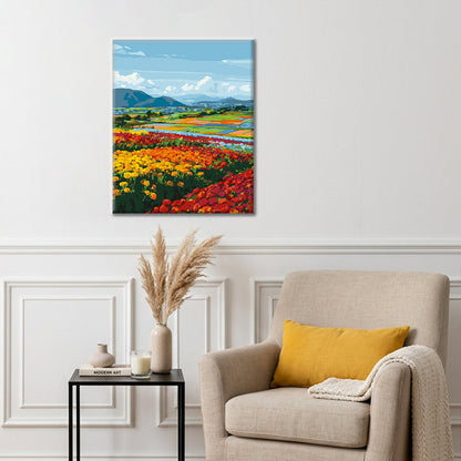Spring Blossom View - Paint by Numbers