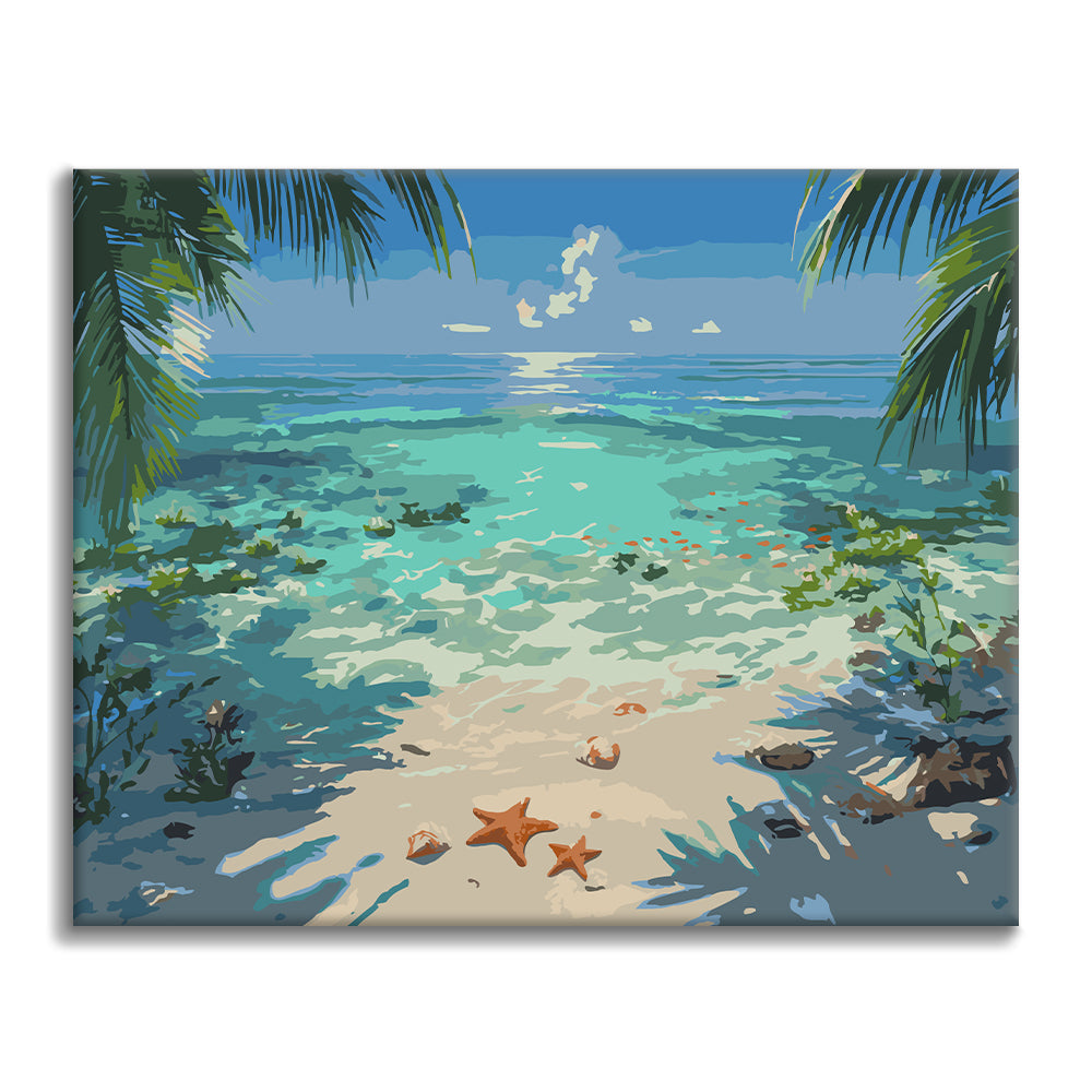 Starfish Shore - Paint by Numbers