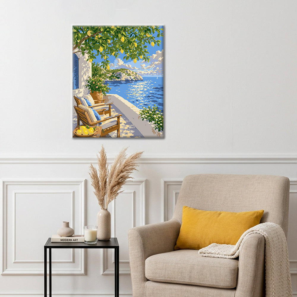 Summer Mediterranean - Paint by Numbers