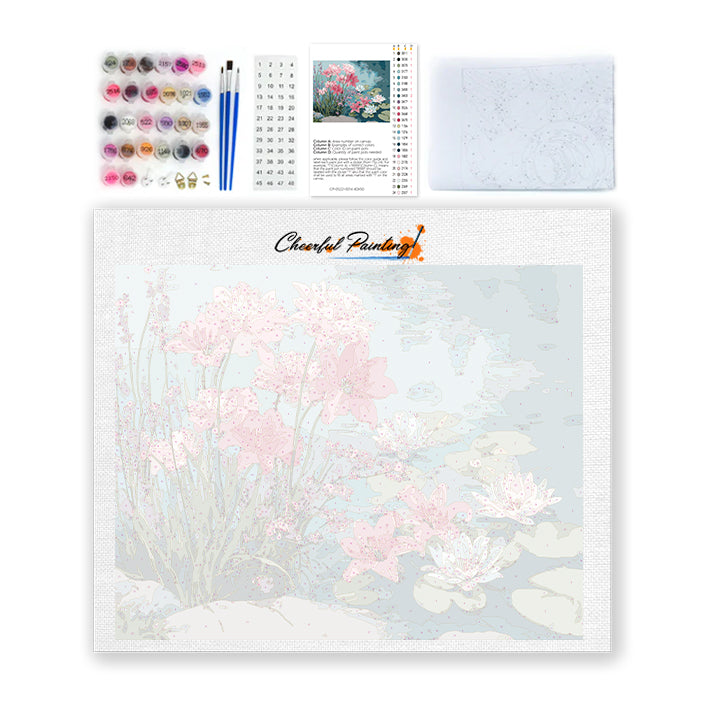 Water Lily Serenity - Paint by Numbers