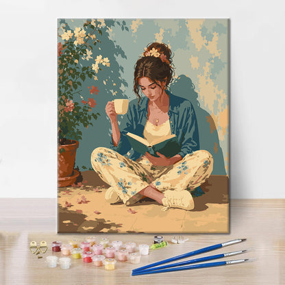 A Quiet Chapter - Paint by Numbers