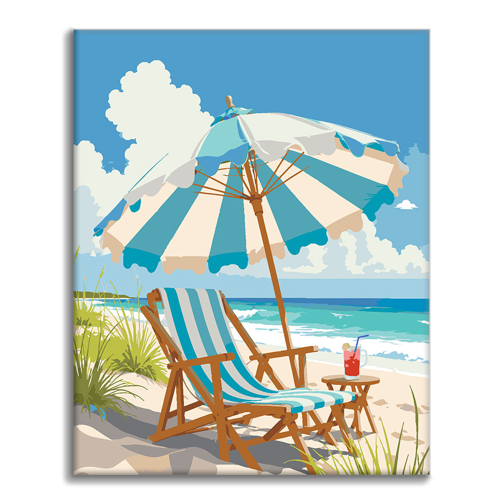 Beachside Bliss - Paint by Numbers