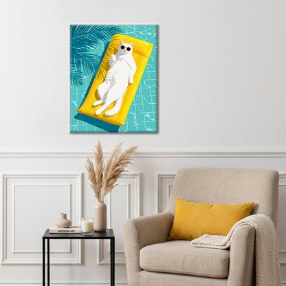 Cool Cat Summer - Paint by Numbers