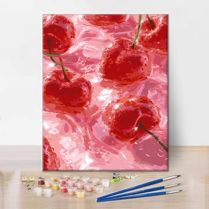 Ruby Ripples - Paint by Numbers