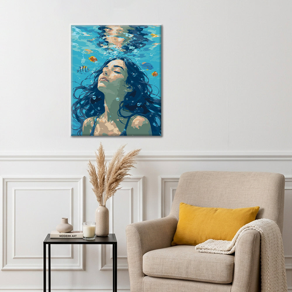 Silent Ocean Reverie - Paint by Numbers