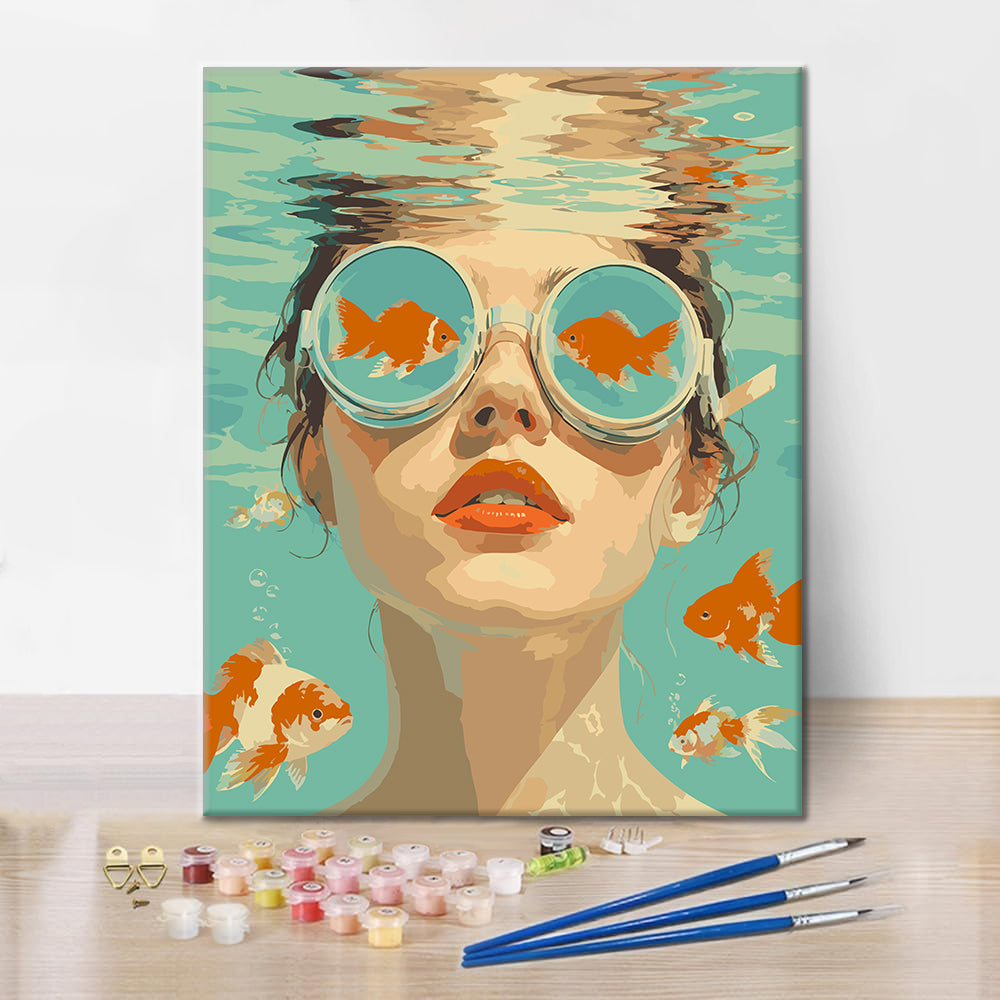 Through Goldfish Eyes - Paint by Numbers